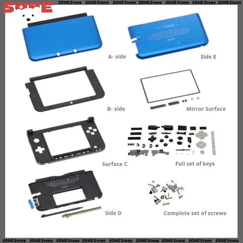 Handheld Console Shell Suitable For 3DSLL 3DSXLRetro Game Co