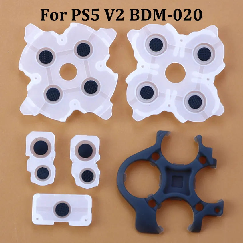 JCD For PS4 JDM-001/010 JDS-030/040/050/055 Silicone Conductive Rubber Button D Pad For PS5 PS4 Pro PS3 PS2 PSP1000 Controller