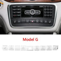 Car Console Air Conditioner Buttons Decals Trim For Mercedes Benz GLA X156 CLA C117 A B Class W176 W246 Auto Interior Stickers