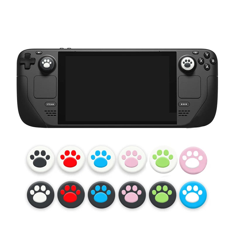 Cat Paw Silicone Soft Thumb Stick Grip Cap Joystick Cover Fo