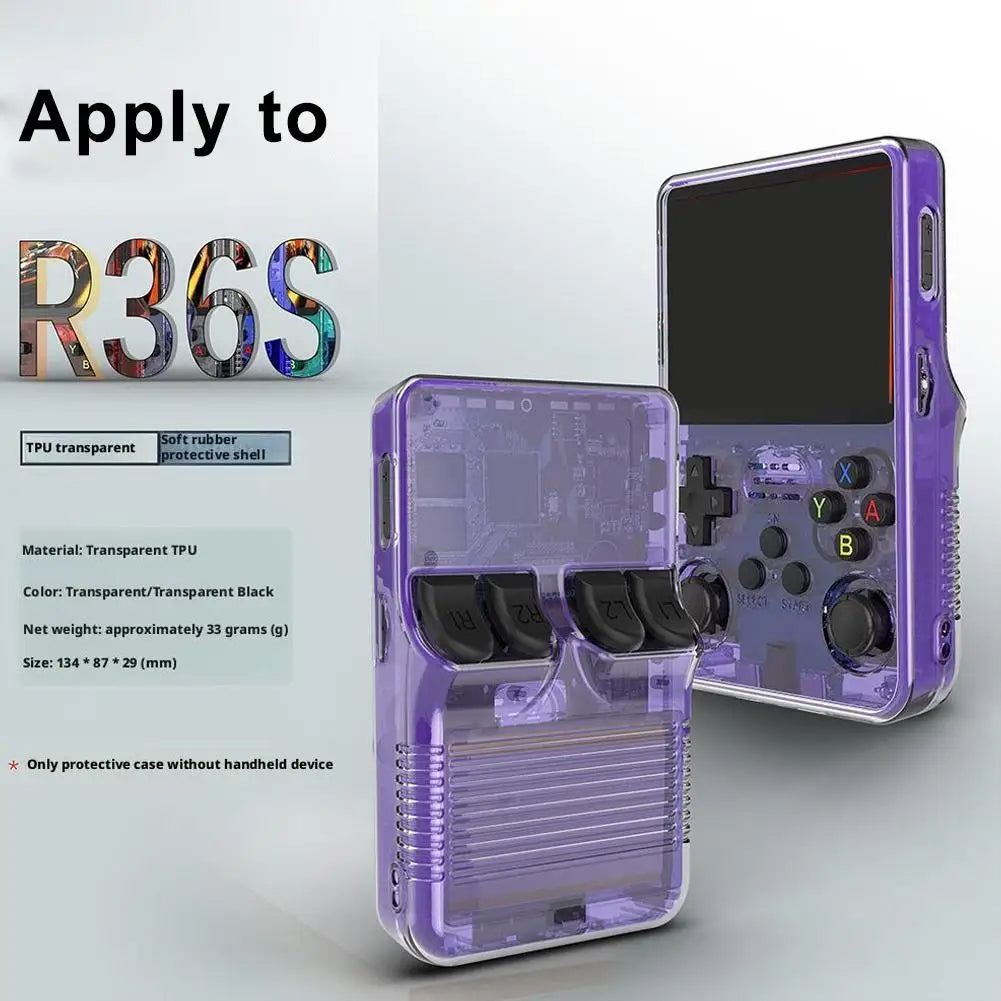 TPU Protective Case For R36S Handheld Game Console Accessori