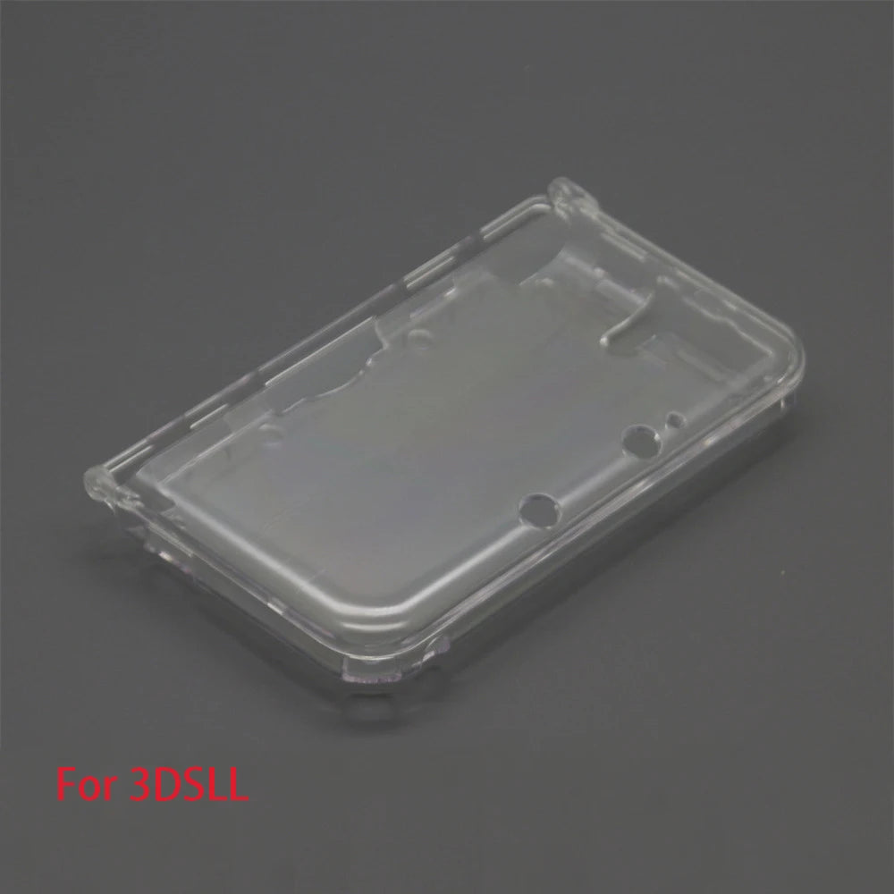 Protective Case for 3DS 3DSLL NEW 3DS Clear Acrylic Box Shockproof Shell Game Console Full Coverage Housing for Nintendo New 3DS