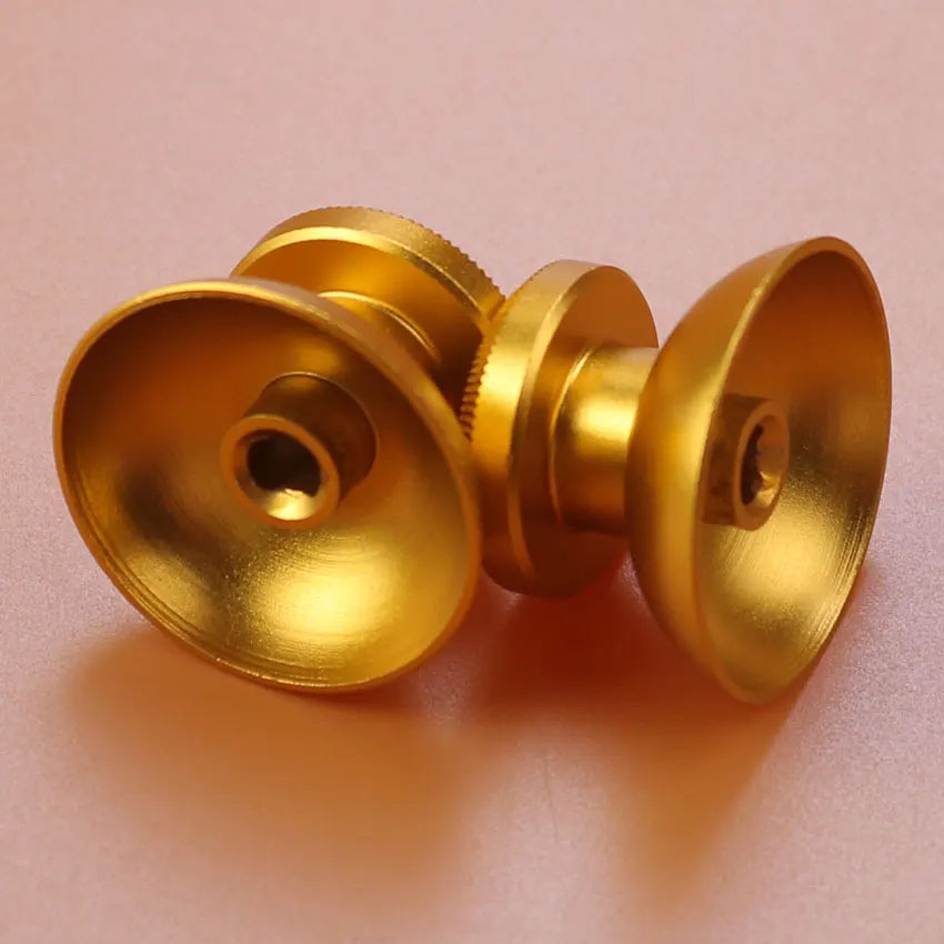 JCD 2PCS Metal Analog Joystick Thumb Stick Grip Cap For PS4 