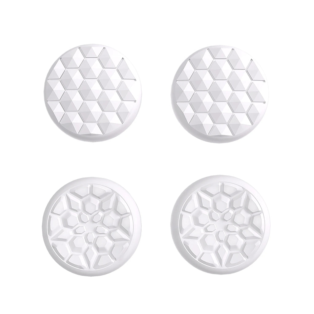 PlayVital Thumb Grip Caps for Steam Deck LCD & OLED Thumbsticks Grips for PS Portal Remote Player - Diamond Grain & Crack