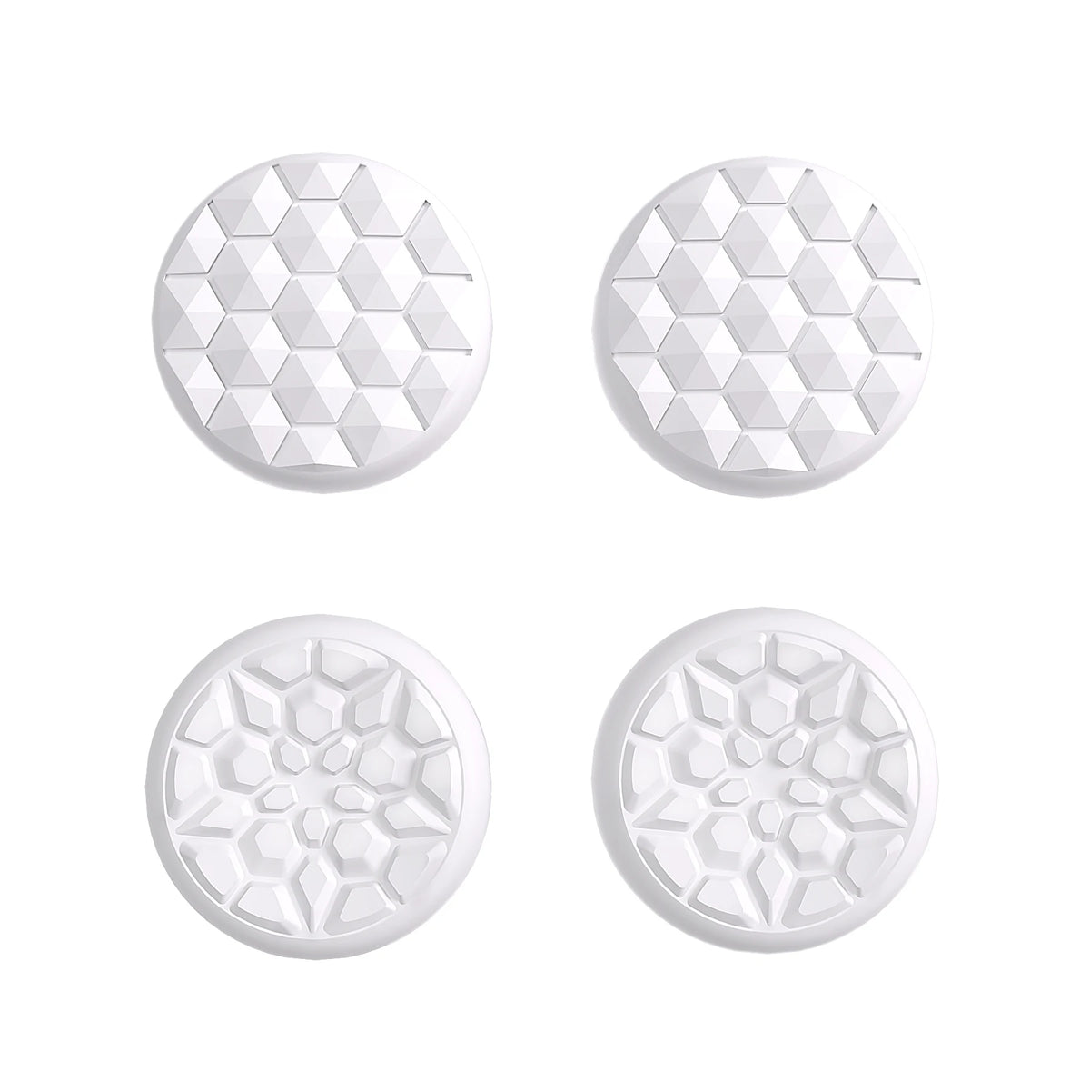 PlayVital Thumb Grip Caps for Steam Deck LCD & OLED Thumbsticks Grips for PS Portal Remote Player - Diamond Grain & Crack