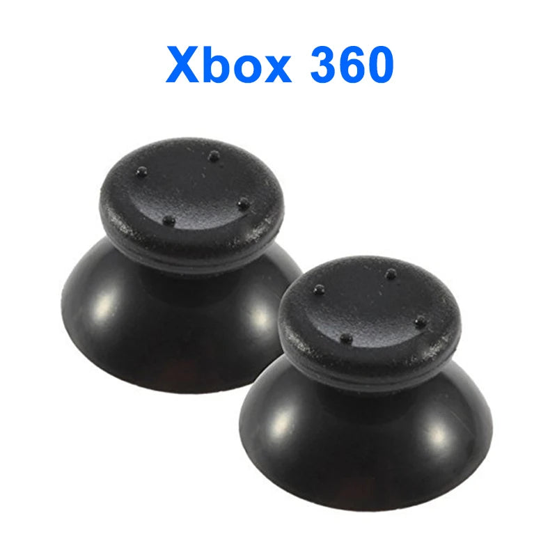 2pcs Black Replacement Joysticks for PS5/PS4/PS3/Xbox One/Xbox 360 Controller Repair 3D Analog Stick Joystick for PlayStation