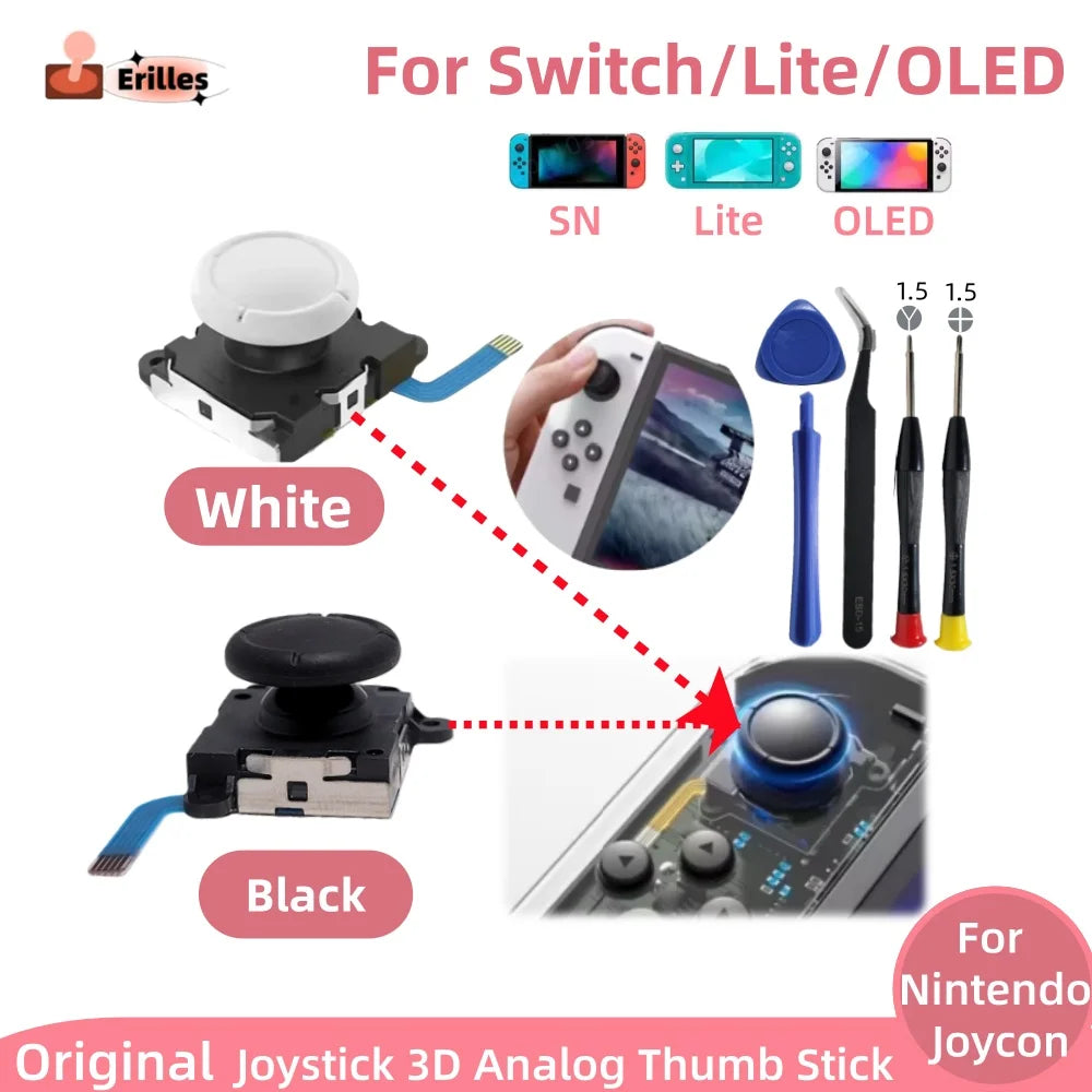 Lot of 2/4/8 Original Joystick Replacement for Nintendo Swit