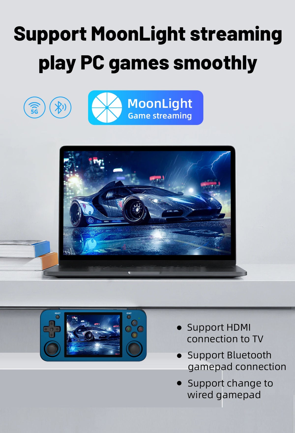 Anbernic RG353M Handheld Game Console Aluminum Alloy Shell 3
