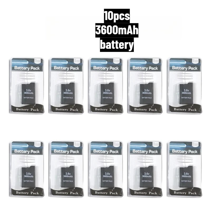 2400/3600mAh Lithium Battery For PSP-2000 PSP-3000 PSP-3004 Slim Game Console Long Lasting Safe Replacement Battery