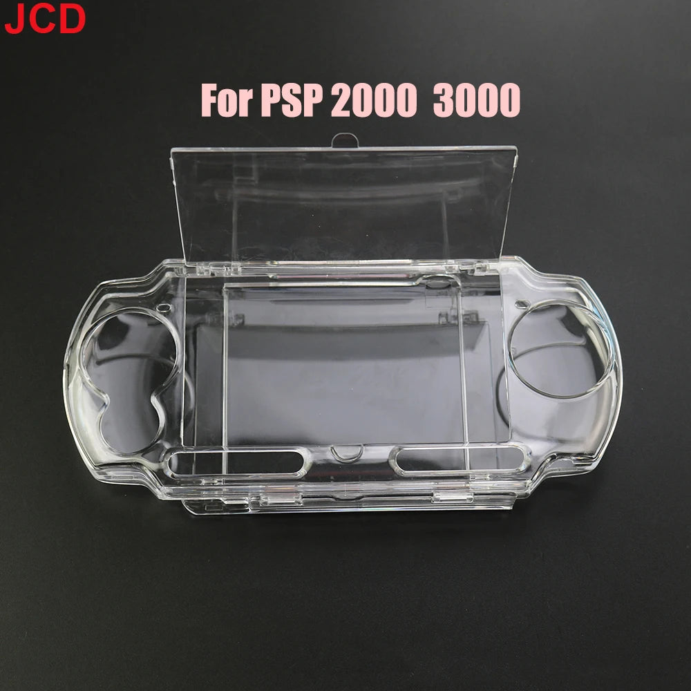 JCD 1pcs Crystal Transparent Hard Protective Case Cover Shell For PsVita Psv PSP 1000 2000 3000 Full Body Protector Skin Case