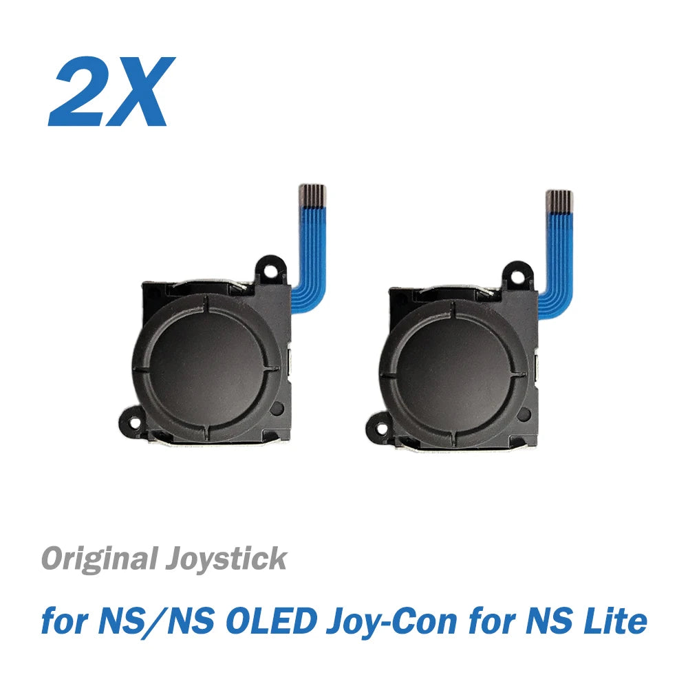 2/8/10pcs Replacement 3D Analog Joystick for Nintend Switch for NS OLED JoyCon ThumbStick Analog Stick for NS Lite White
