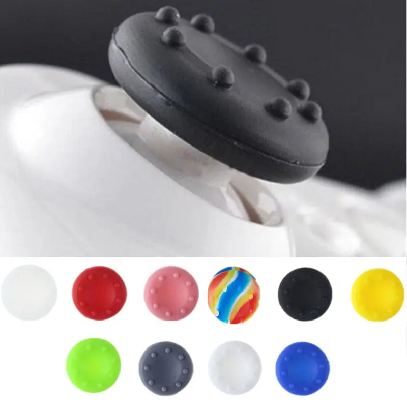 10pcs For PS5 PS3 PS4 XBOX 360 Rubber Silicone Cap Analog Co