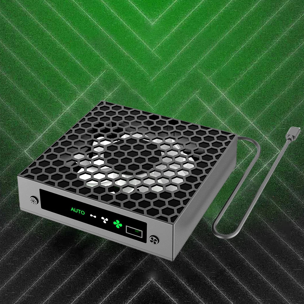 RGB Fan Cooling System 3 Levels Adjustable Speed Heat Dissip