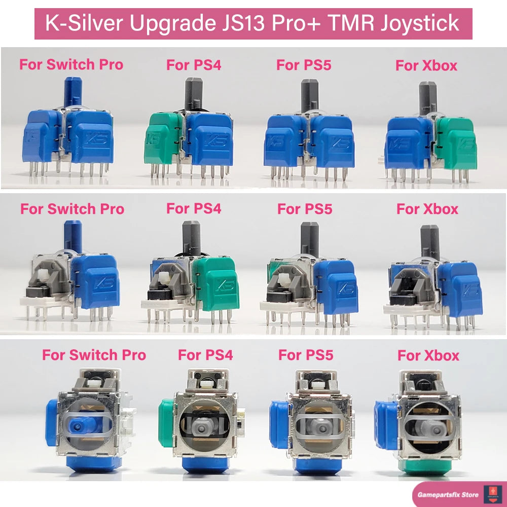 K-SILVER JS13 PRO+ TMR Joystick for Switch Pro PS5 PS4 Xbox 