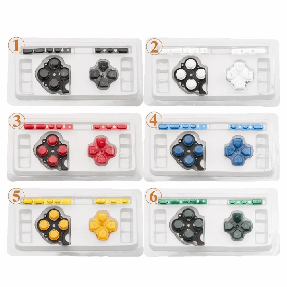 1Set Button Replacement Kit LR Buttons D PAD Volume Key Game