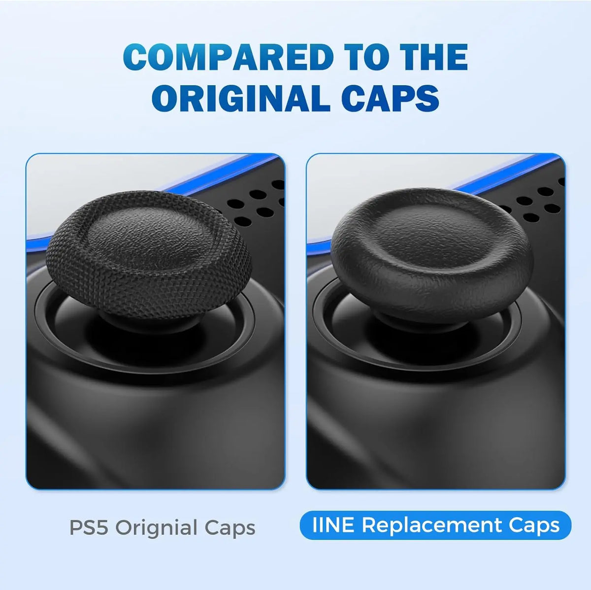 Replacement Joystick Caps for PS5/PS4 Game Console Controlle