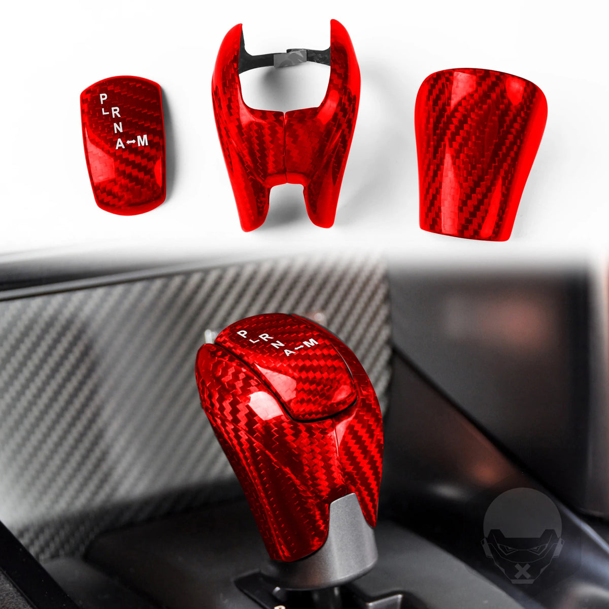 For Nissan GTR R35 2008-2015 Accessories Real Carbon Fiber Car Interior Gears Shift Cover Start Button Trim Sticker