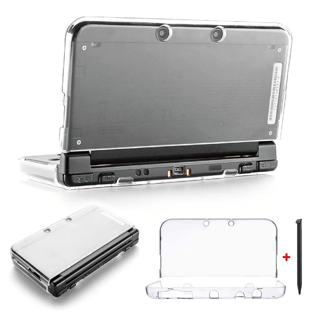 Transparent Protective Shell Case For New 3DS XL LL Clear Ha