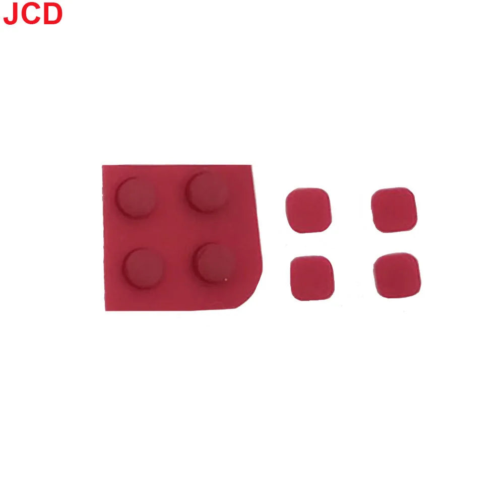 JCD For New 3DS XL Console Front Back Screw Rubber Feet Cover Upper LCD Screen Screws Cover Rubber Replacement For New 3DS LL