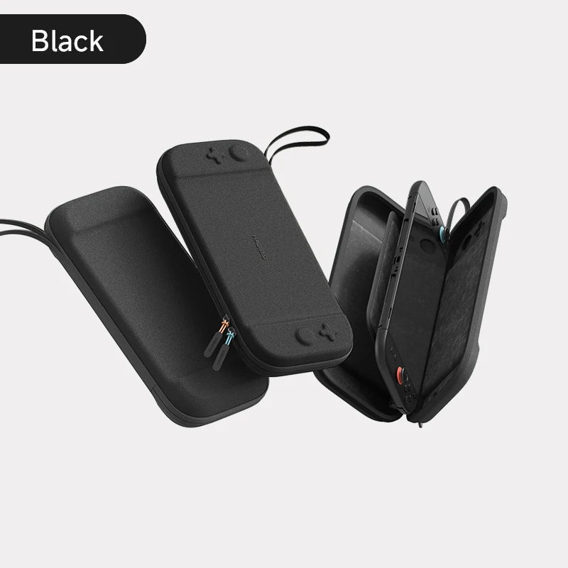 Hagibis Portable Carrying Case for Switch 2 Traveling Bag Hard Shell NS Accessories Protective Cover 10 Games Cartridge NS2 Case