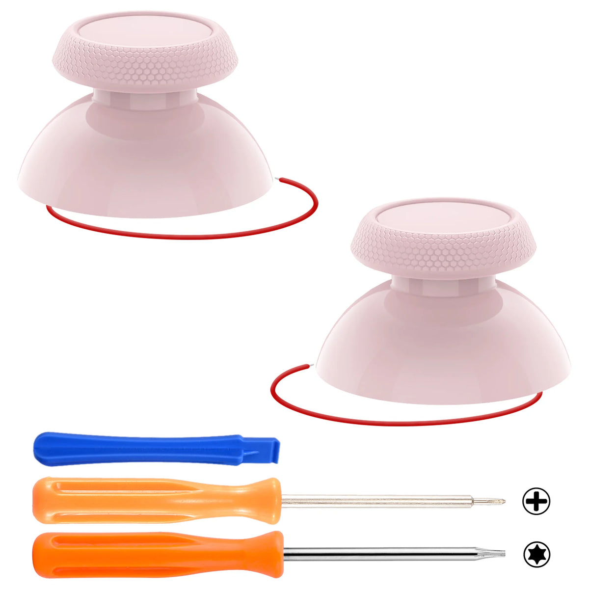 eXtremeRate Replacement Analog Thumbsticks for Steam Deck OLED and Steam Deck LCD - White