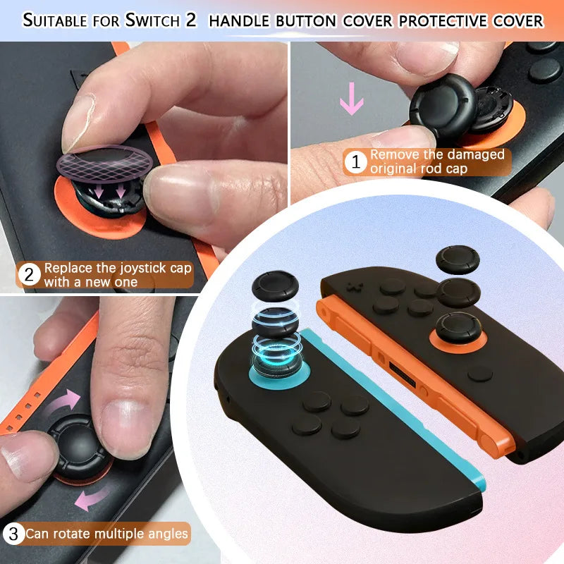 2026 NEW Anti-Slip Replacement Joystick Cap for Switch 2 Joy