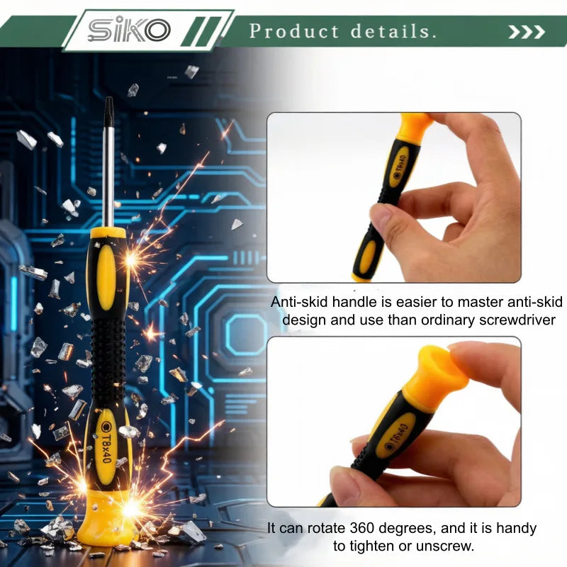 Original 7-in-1 Torx Screwdriver Set T3 T4 T5 T6 T7 T8 T10 f