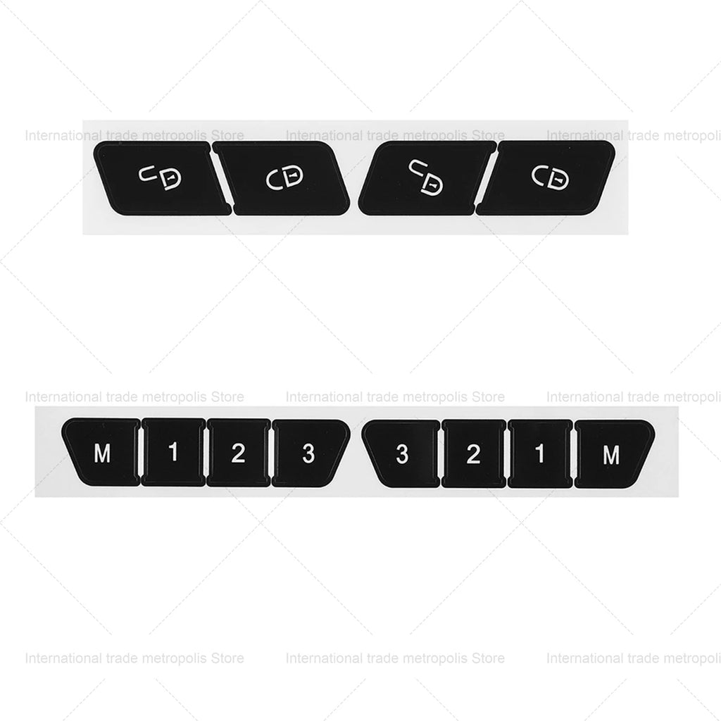 Car Button Repair Sticker Matte Stickers For Mercedes For Be
