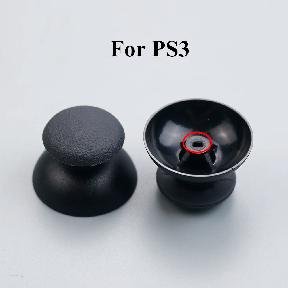2PCS Replacement 3D Analog Thumbstick Thumb Stick Mushroom Grip Cap Cover for PS2 PS3 PS4 Pro Slim PS5 Xbox One 360