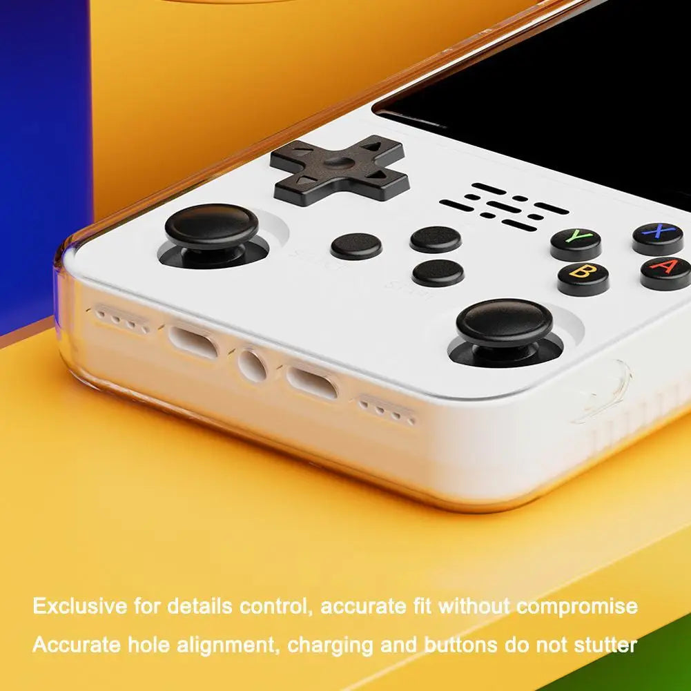 for r36s Protective Case Transparent Handheld Game Console P