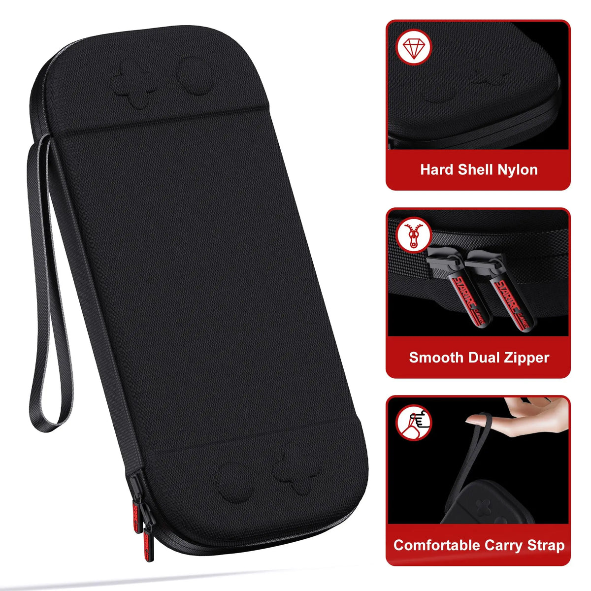 Case for Switch 2 2025 Hard Shell Travel Case with 12 Game C
