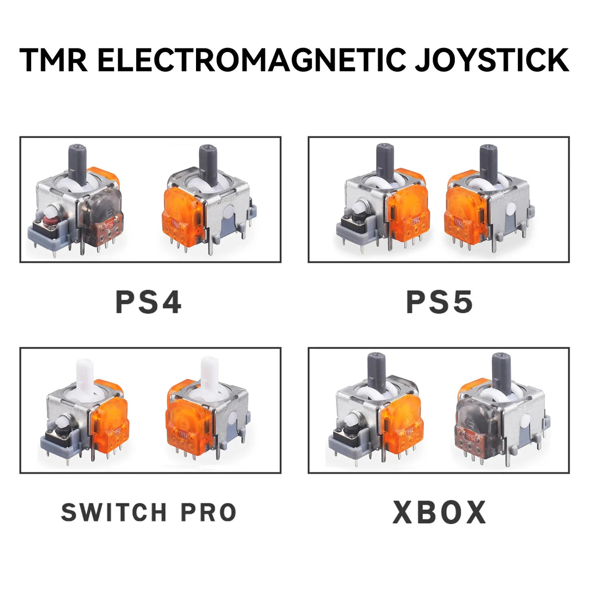 2-4-10PCS TMR Hall Effect Joystick 3D Analog Stick Sensor Re