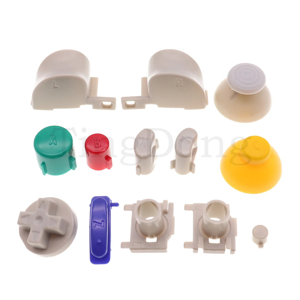 1Set Full Buttons For Gamecube L R Trigger Buttons D-Pad ABX