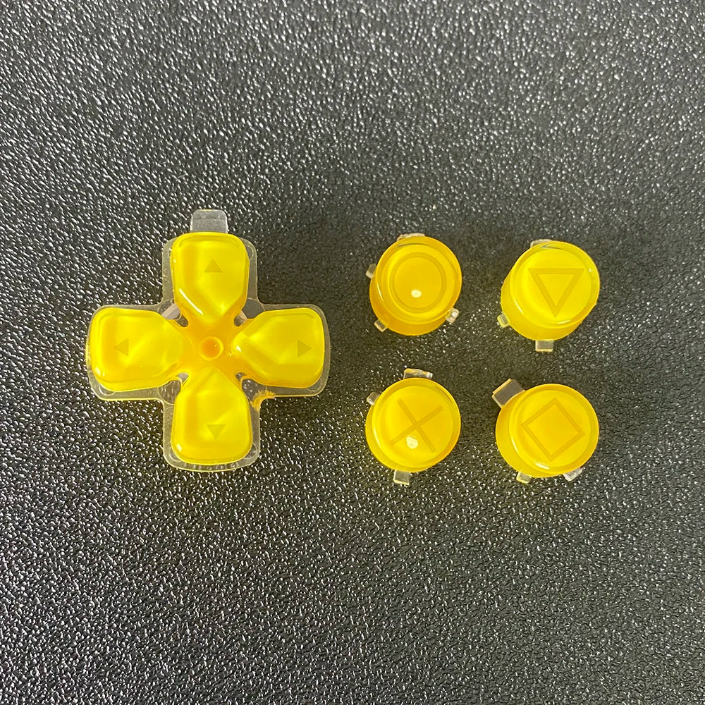 For PS5 Controller Replacement Dpad and ABXY Jelly Button Trigger Key Repair Parts For PS5 V1 V2 V3 option and Share Buttons