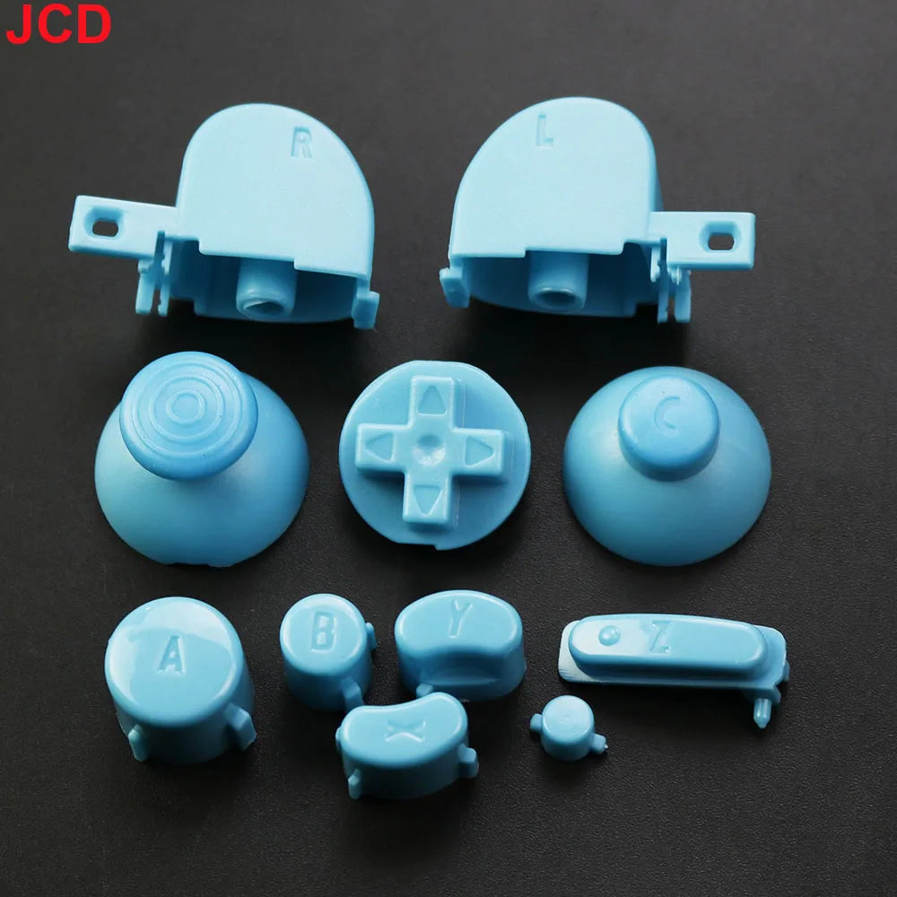 JCD 1Set Full Set L R ABXY Z Keypads Buttons With 3D Thumbst