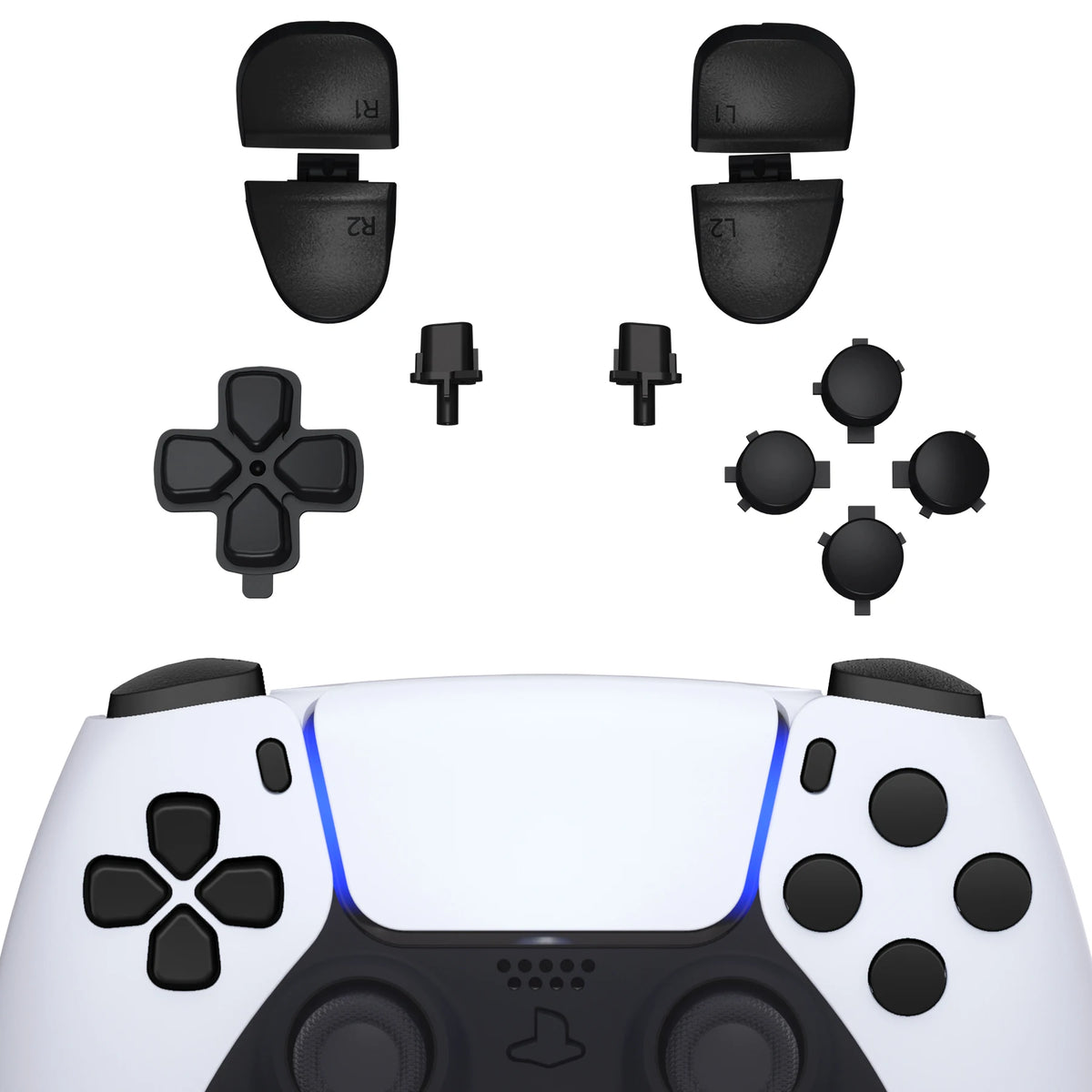 eXtremeRate Replacement D-pad R1 L1 R2 L2 Triggers Face Butt