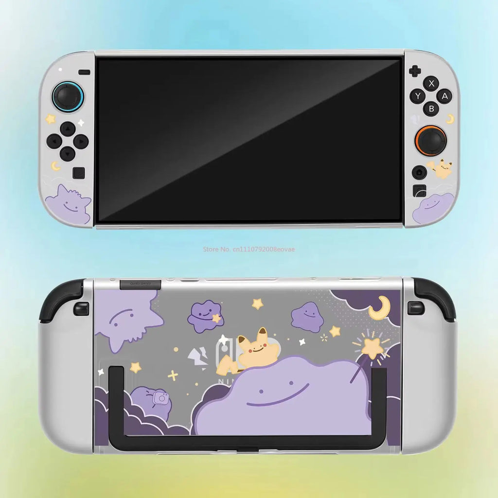 Switch 2 Matte Hard Shell Protective Case Ditto Pattern For 