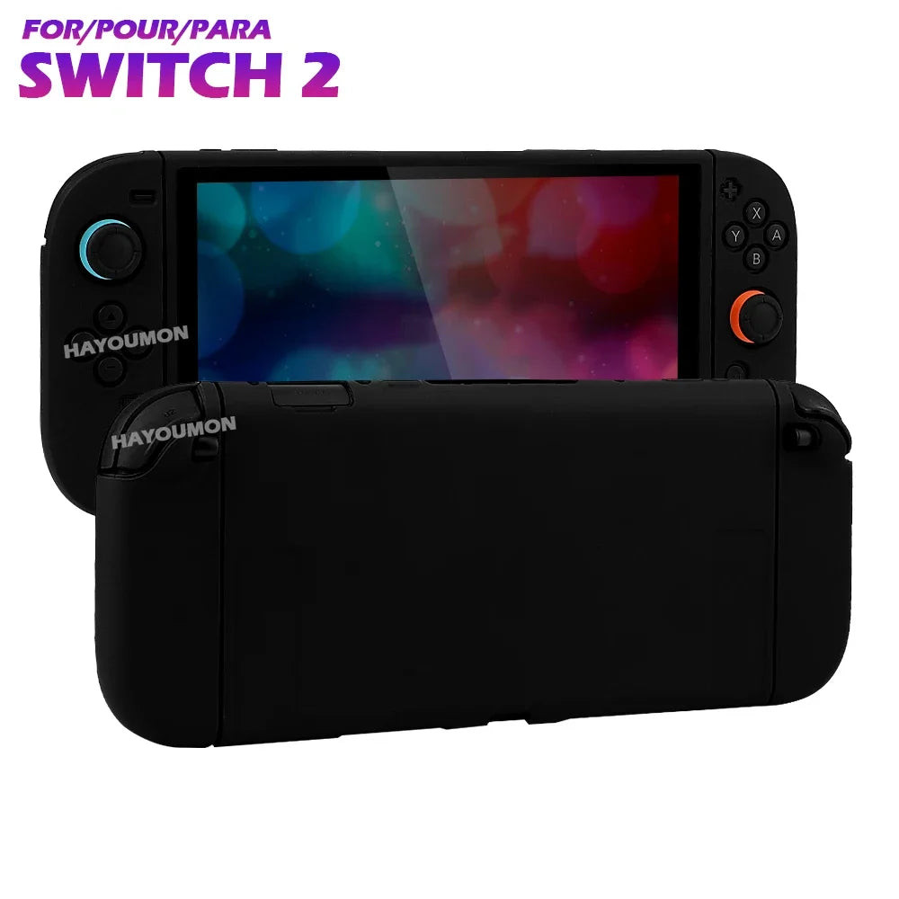 Detachable Silicone Protective Cover For Switch 2 Gaming Handheld Controller TPU Shell Case Hand Grip Case Game Console Access