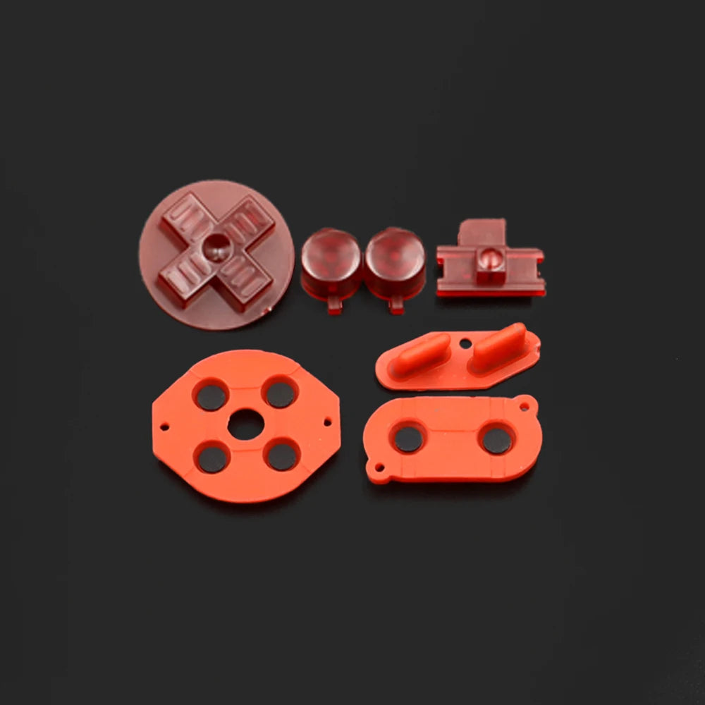 1Set GB Multi Color Replacement Button Kit for GB DMG Classic Game Console Dpad AB Buttons Rubber Repair Parts