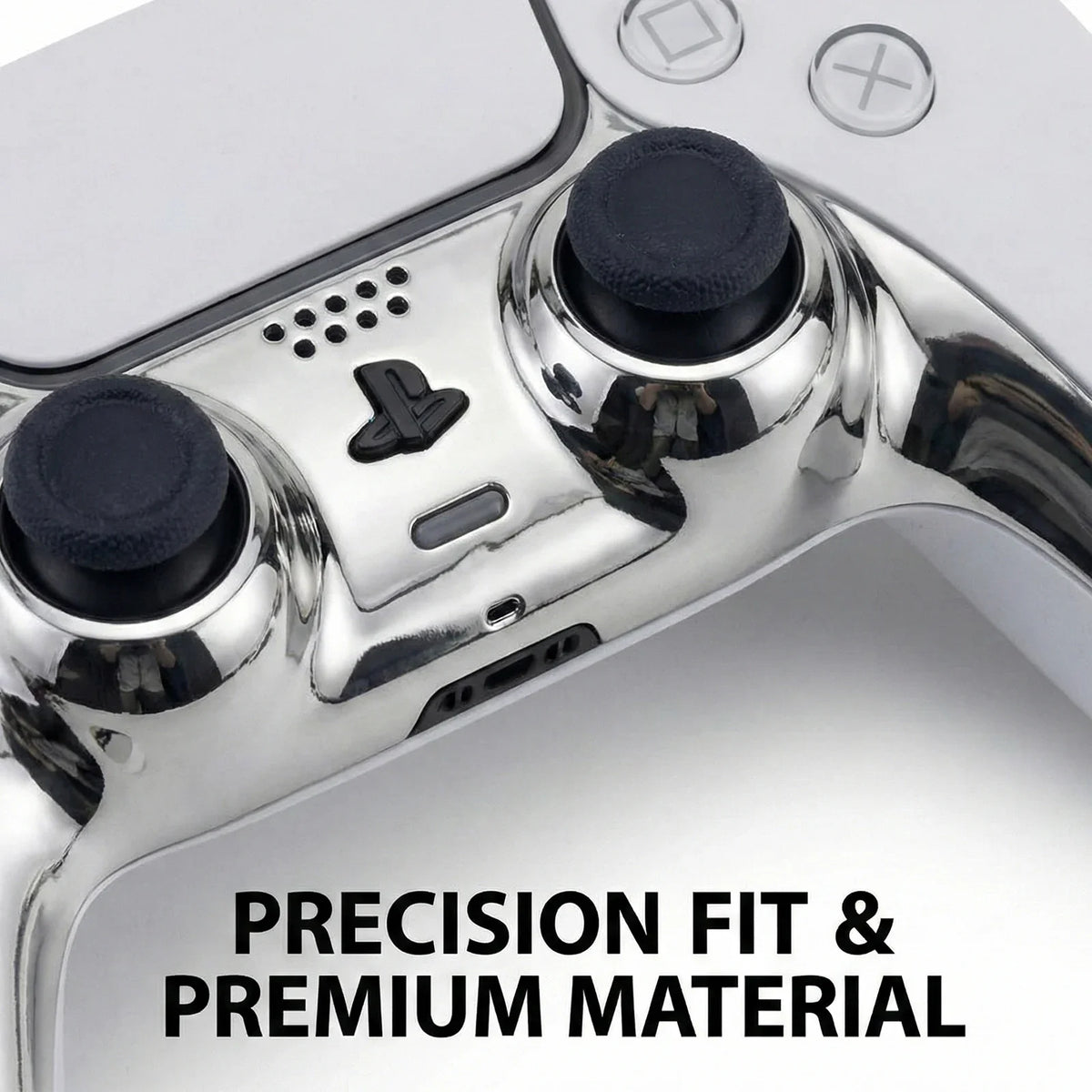 Decorative Strip for PS5 Controller Joystick Chrome Handle C