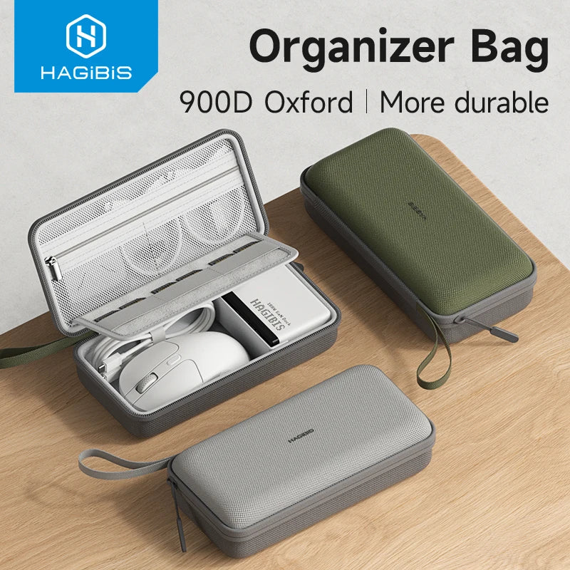 Hagibis Electronic Organizer Travel Cable Organizer Bag Pouc