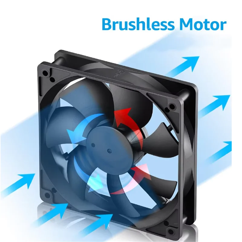 120x120x25mm 80x80x15mm 5V USB Power Cooling Case Fan For Re