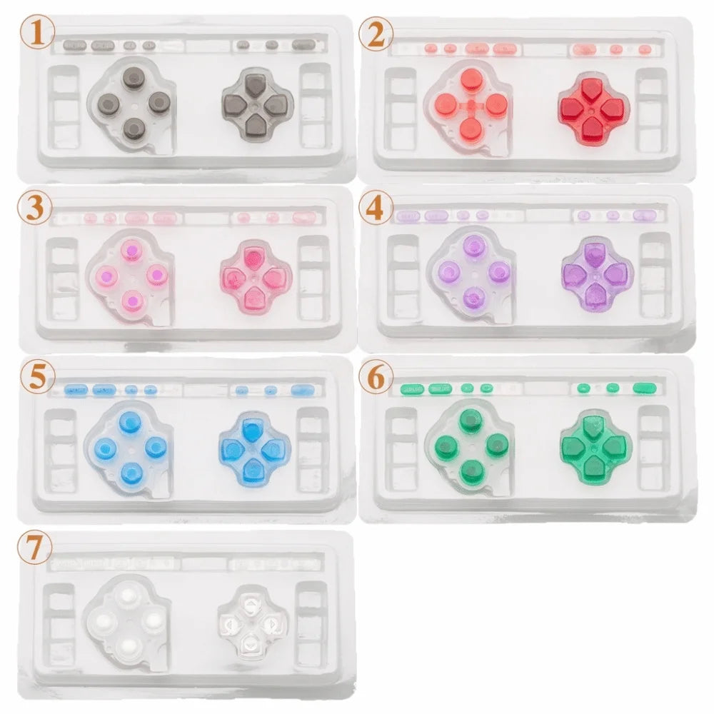 1Set Button Replacement Kit LR Buttons D PAD Volume Key Game