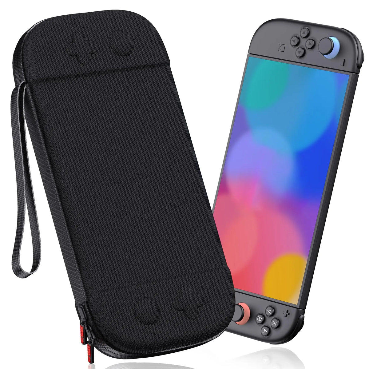 Case for Switch 2 2025 Hard Shell Travel Case with 12 Game Card Slots & Screen Protector Mat Portable Hard Shell Storage Bag