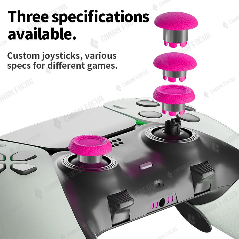 10-in-1 Plastic Thumbstick Joystick Cap for PS5 Edge Control