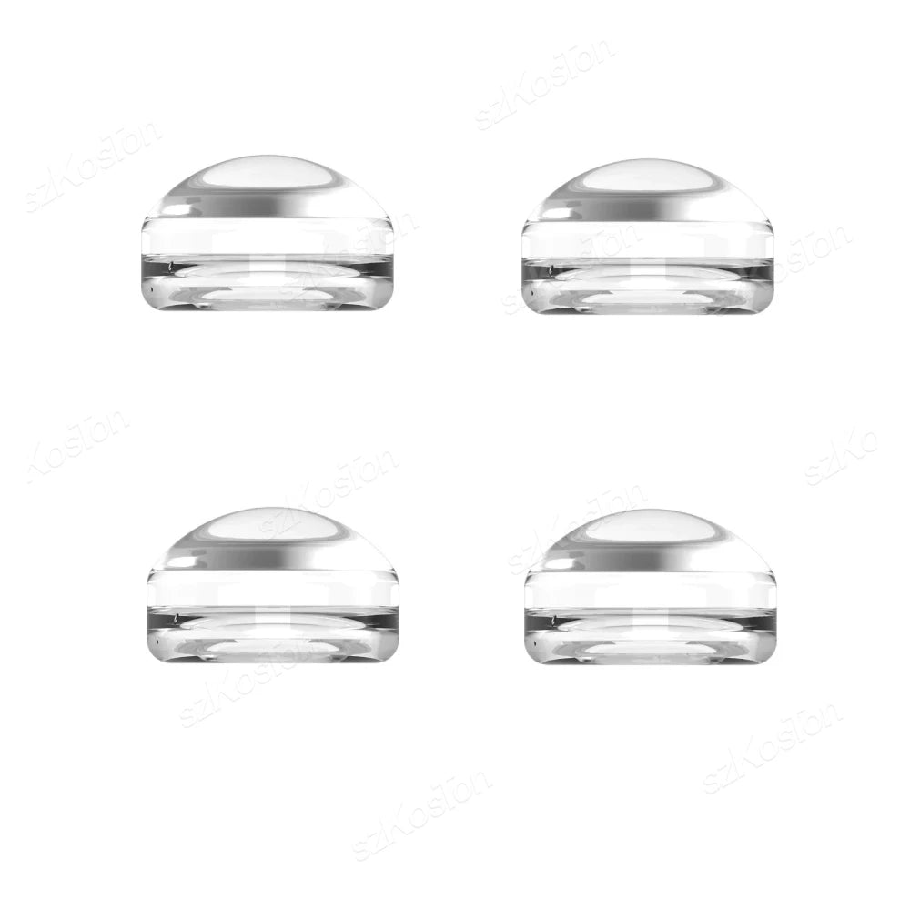 Clear Thumb Grips Caps for Switch 2 Pro Controller Anti-Slip Soft Silicone Joystick Cap Cover for Switch2 Gaming Accessories