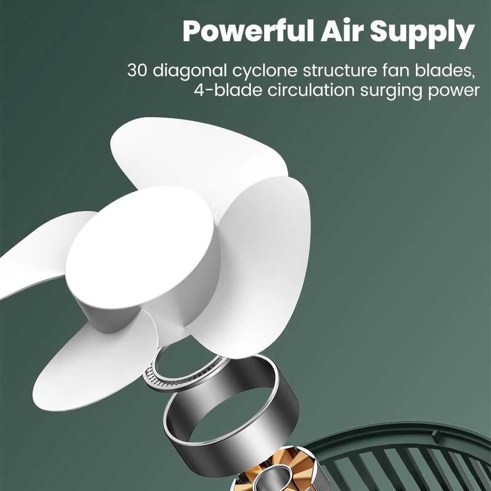 Elough Desk Fan Portable USB Mini Portable Camping Fan Home 