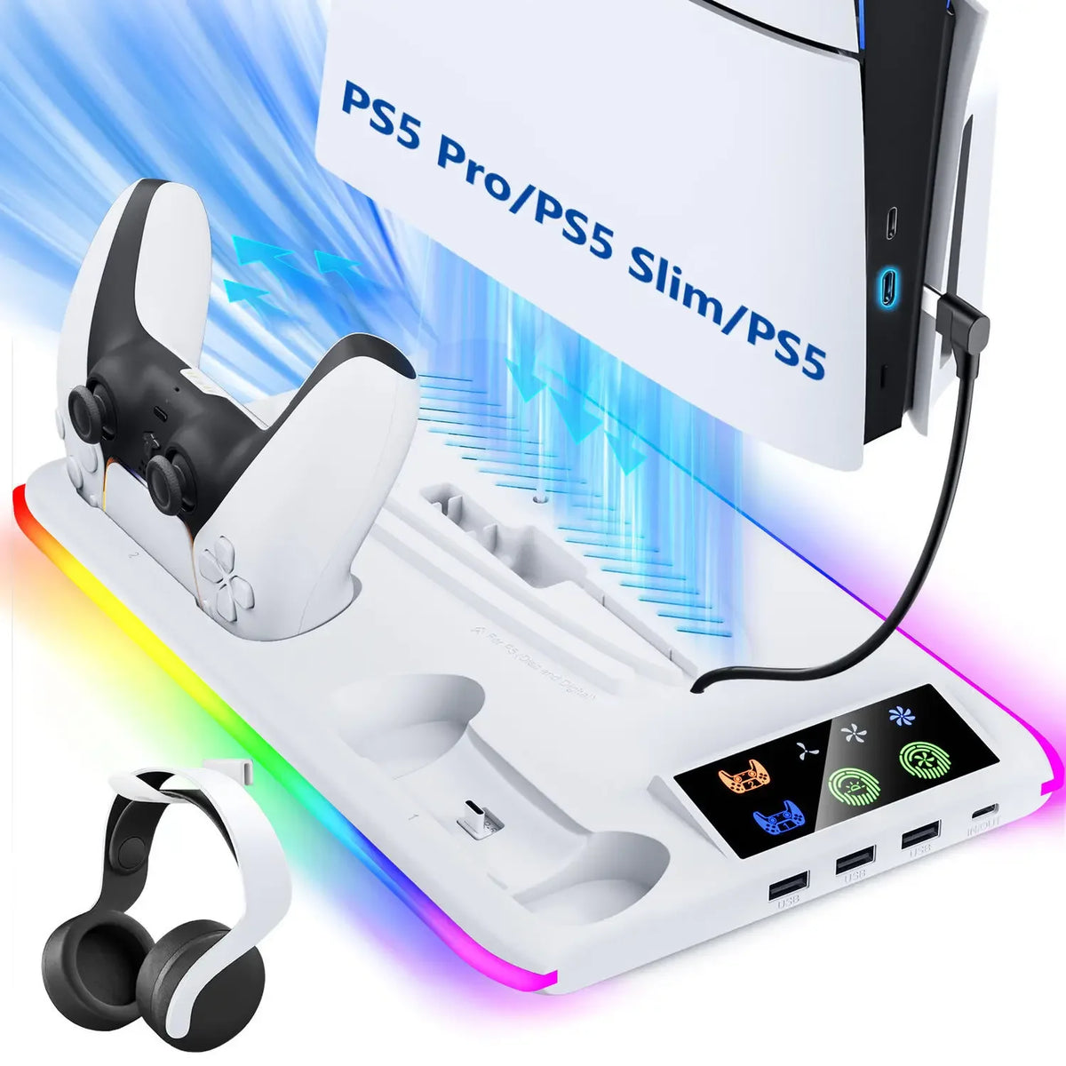 Cooler Fan For Sony PS5 Console Playstation Play Station PS 