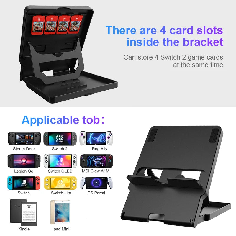 Foldable Switch 2 Multi-Angle Adjustable Kickstand Base Stan