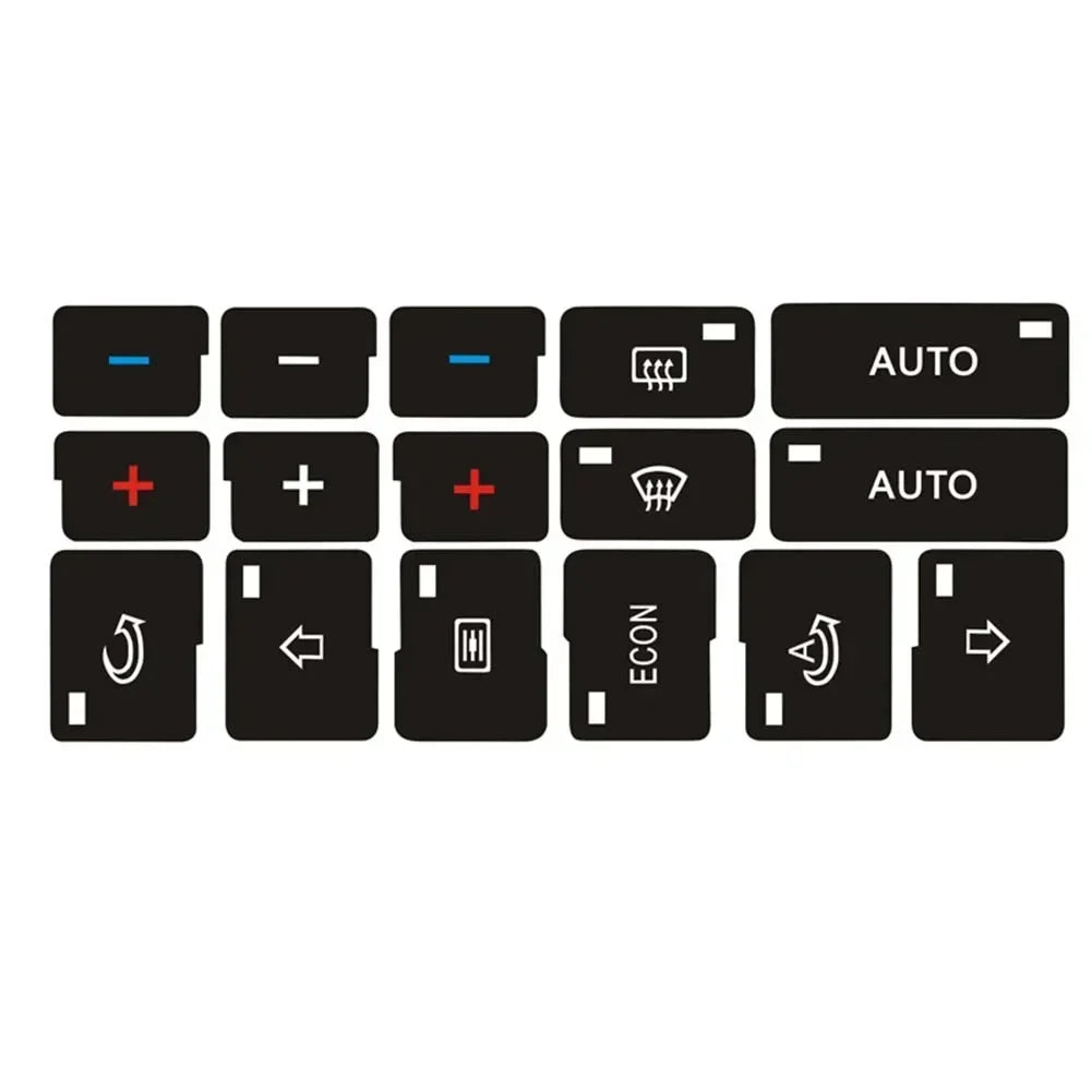 1pcs Set Button Repair Decal Sticker Door Lock Window Air Co